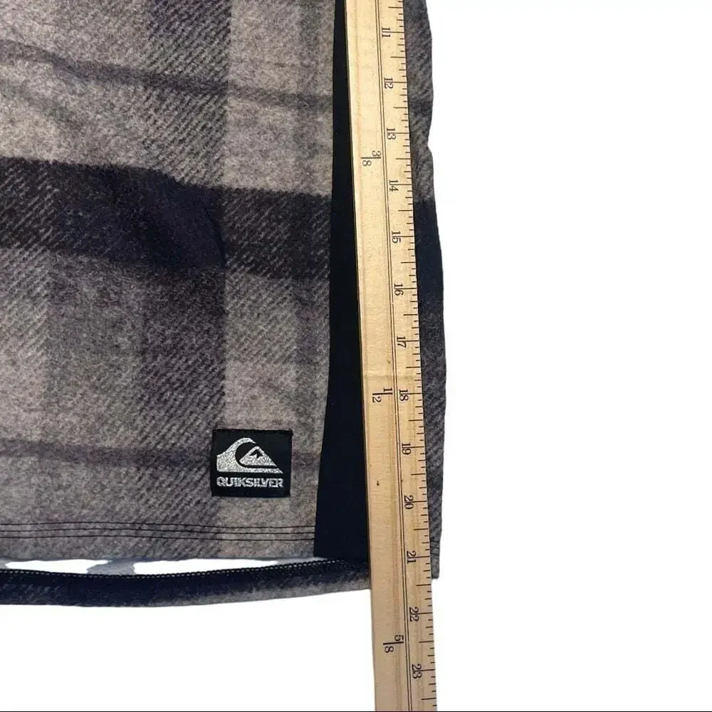 Quicksilver Men's Black Grey Hybrid Swim Board Shorts Size Large 1393